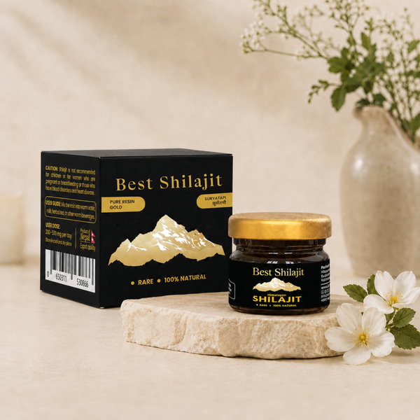 Best Shilajit to buy from Nepal, high altitude pure Himalayan resin, 25g jar